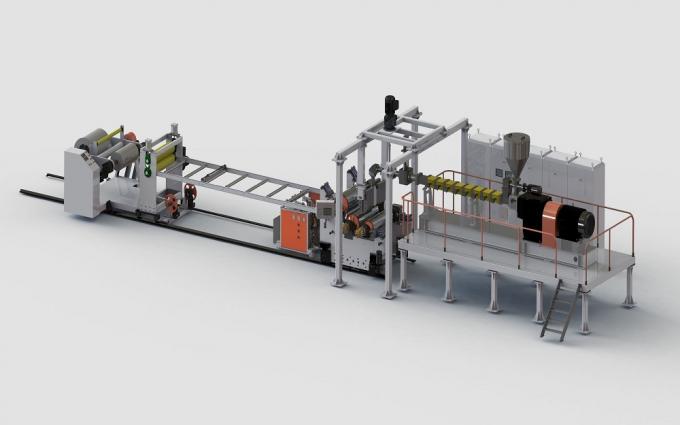 Linea biodegradabile servizio di assistenza al cliente dell'estrusione dello strato di PLA di qualità della macchina di produzione dello strato di PLA 0