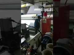 Dispositivo ausiliario per la linea di estrusione della pellicola solare: avvolgitore manuale