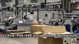 Linea di produzione di film solari EVA/POE/EPE per incapsulare moduli solari