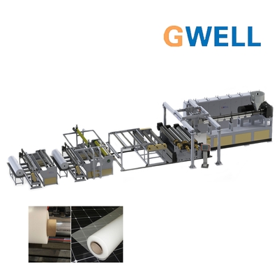 comprare EVA/POE/EPE Linea di estrusione di pellicole solari per l'incapsulamento di celle solari, velocità massima del rivestimento: 16 m/s online manufacture