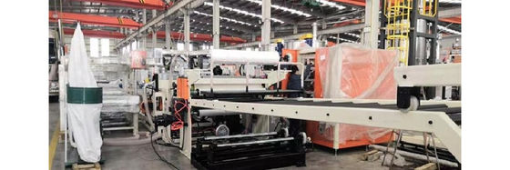 comprare 600-1220 mm Larghezza 0,125-3 mm Spessore Linea di estrusione di fogli PC con un'unica vite progettata per PC PMMA PET GPPS Materiale MS online manufacture