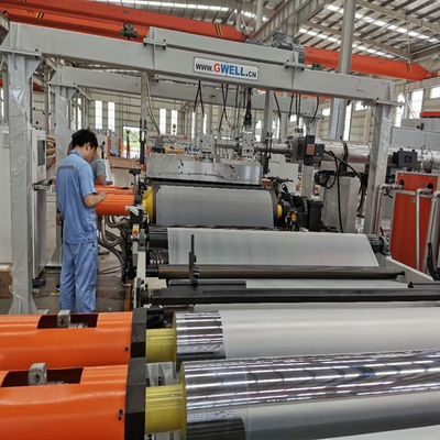 comprare GWELL Brand PP HDPE ABS Thick Board Extrusion Line for Advertising and Print Boards 1000-2000mm Width 3-50mm Thickness Heat Resistant up to 100 Degrees online manufacture