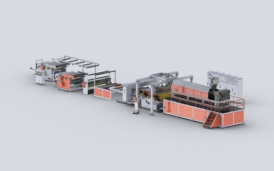 comprare Linea di estrusione di pellicole di tessuto composito in TPU a vite singola 500 kg/h online manufacture