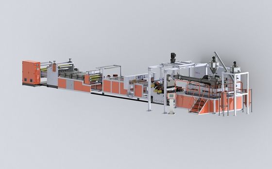 comprare Singolo bordo di plastica spesso della vite pp che fa la linea dell'estrusione della macchina online manufacture