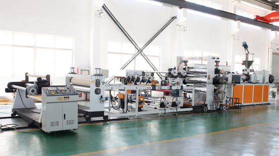 comprare Linea di estrusione per fogli di PVC in plastica dura trasparente 350 kg/h 0,4 - 10 mm di spessore online manufacture
