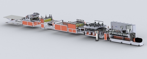 comprare Multiwall pp scava la linea dell'estrusione del piatto della sezione usata per i contenitori pieganti di frutta online manufacture