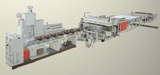 comprare Multiwall pp scava la linea dell'estrusione del piatto della sezione usata per i contenitori pieganti di frutta online manufacture