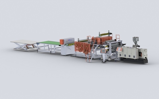 comprare 0.8 - 5 mm Spessore LVT linea di produzione di pavimenti in vinile online manufacture