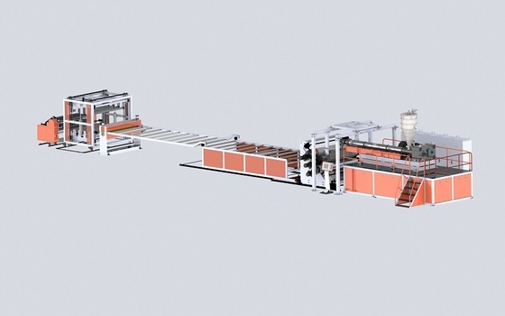 comprare 0.4 mm Linea di produzione di estrussione di fogli di PVC trasparenti online manufacture