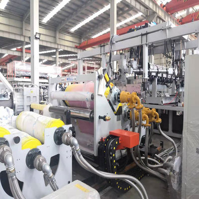 comprare Linea di estrusione di fogli decorativi PETG con uscita di 600 kg/h, spessore da 0,15 a 2 mm e struttura a più strati online manufacture