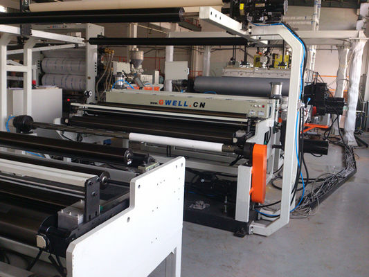 comprare Progetto chiavi in mano per l'incapsulamento del modulo solare GWELL: dalla ricetta del materiale alla progettazione della fabbrica di produzione: linea di estrusione di pellicola di colata EVA / POE per l'incapsulamento del pannello solare velocità massima della linea 16m / S online manufacture