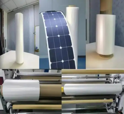 comprare Fornire la stessa ricetta per film solare First Solar, Linea di estrusione per film solare GWELL EVA POE con larghezza 2200-2600mm, alta capacità e alta velocità lineare online manufacture