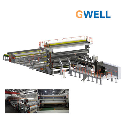 comprare Linea di produzione d'impermeabilizzazione della membrana dell'HDPE macchina dell'estrusione del film della prova dell'acqua dell'HDPE online manufacture