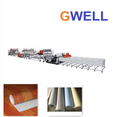 comprare PVC di fabbricazione di cuoio della macchina del pavimento del PVC che pavimenta la linea di produzione online manufacture