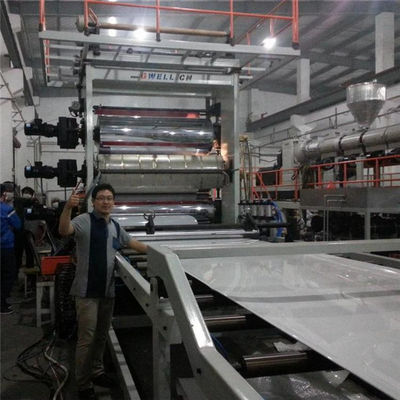 comprare mattonelle ASA Pvc Board Production Line della resina sintetica di 3 strati online manufacture