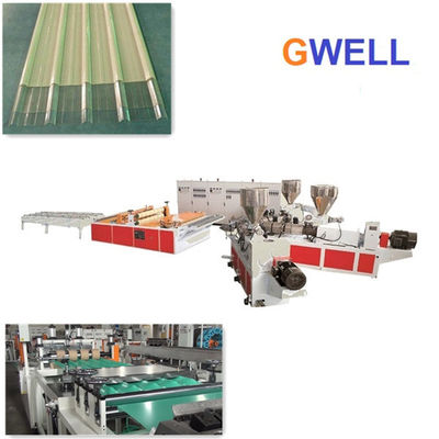 comprare Linea lustrata ASA Co Extrusion Machine dell'estrusione del bordo del tetto del PVC delle mattonelle della resina sintetica online manufacture