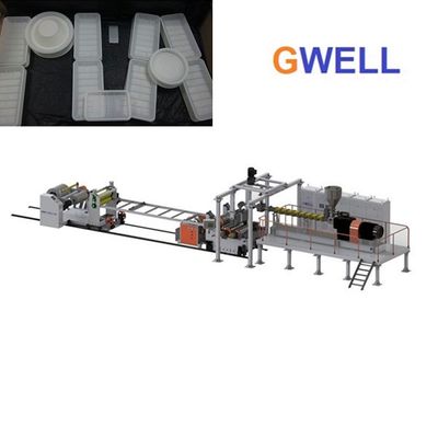 comprare Lo strato di PLA che rende a PLA Thermoforming della macchina la linea dell'estrusione dello strato di tre strati può essere personalizzato online manufacture